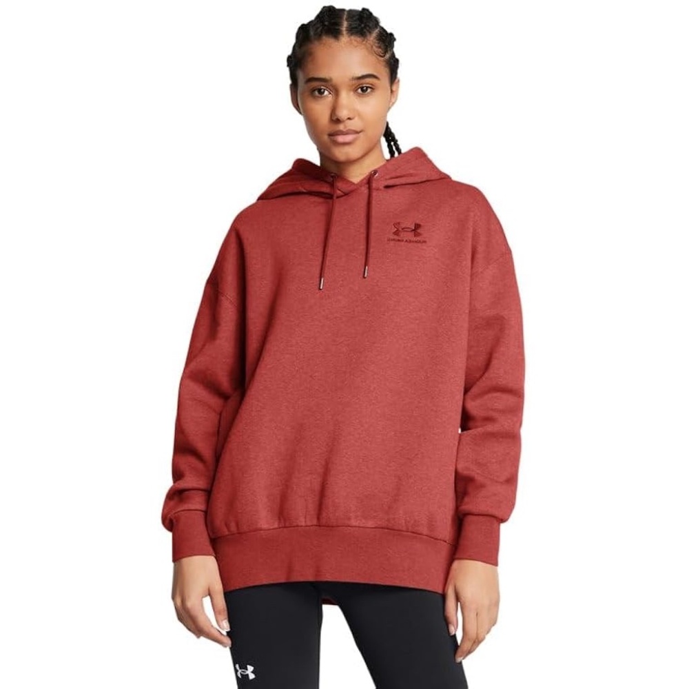 Under Armour Womens Icon Fleece Oversized Hoodie - Ultra-Soft Warmth SM